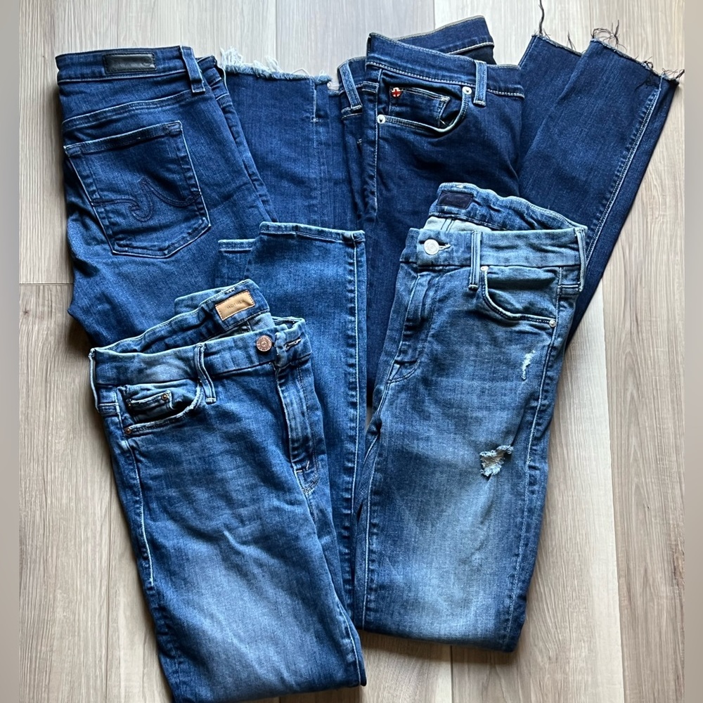 Four pairs, Nordstrom denim